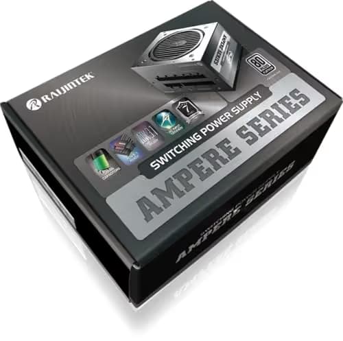 RAIJINTEK AMPERE Black 1200W Fully Modular 80+ Platinum Certified ATX image