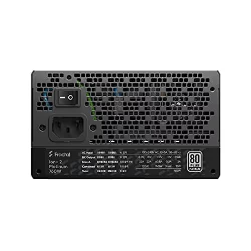Fractal Design Ion+ 2 Platinum 760W Fully Modular 80+ Platinum Certified image