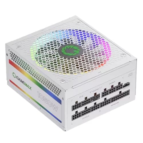 GameMax RGB Pro White 1050W Fully Modular 80+ Gold Certified main image