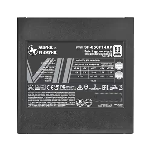 Super Flower LEADEX VII Platinum PRO 1200W Fully Modular 80+ Platinum Certified image