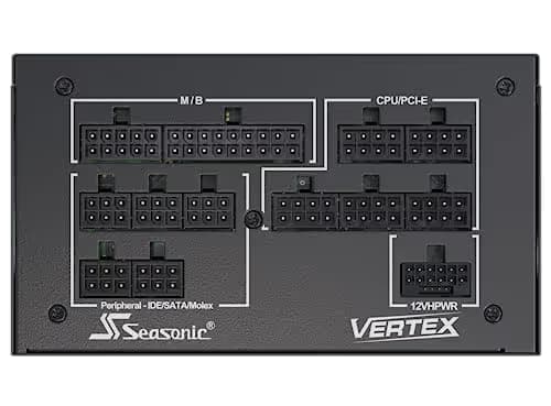 SeaSonic VERTEX PX-850 Black / Silver 850W Fully Modular 80+ Platinum Certified image