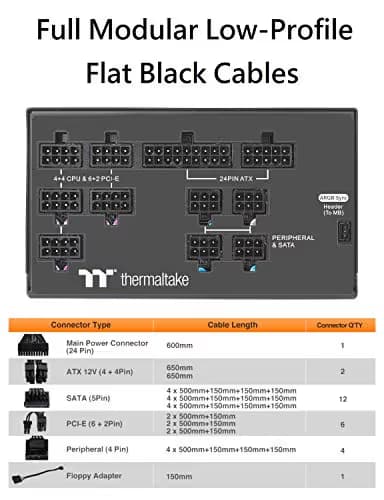 Thermaltake TOUGHPOWER PF1 ARGB 850W Fully Modular 80+ Platinum image
