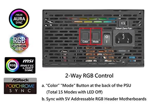 Thermaltake Toughpower GF1 ARGB 750W Fully Modular 80+ Gold Certified image