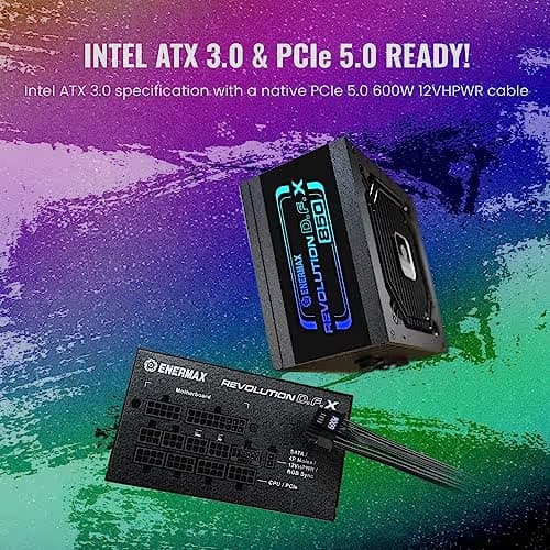 Enermax Revolution D.F. X Black 850W Fully Modular 80+ Gold Certified image