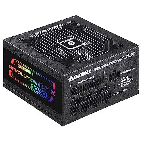 Enermax Revolution D.F. X Black ATX 1050W Fully Modular 80+ Gold Certified image