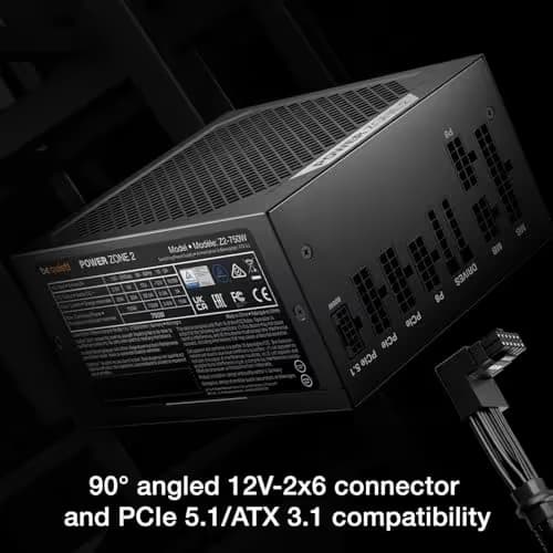 be quiet! Power Zone 2 750W 80+ Platinum Certified Fully Modular ATX image