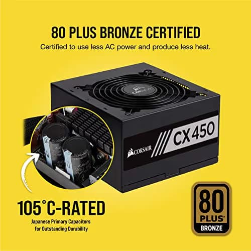 Corsair CX450 (2017) 450W Non-Modular 80+ Bronze image