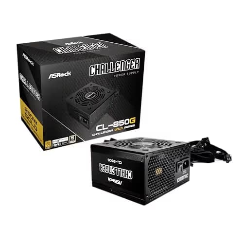 ASRock Challenger CL-850G Black 850W Non-Modular 80+ Gold Certified image