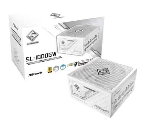 ASRock Steel Legend SL-1000GW White 1000W Fully Modular 80+ Gold image