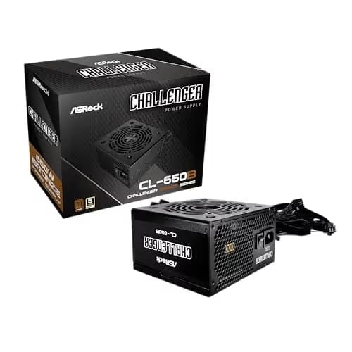 ASRock Challenger CL-650B Black 650W Non-Modular 80+ Bronze image