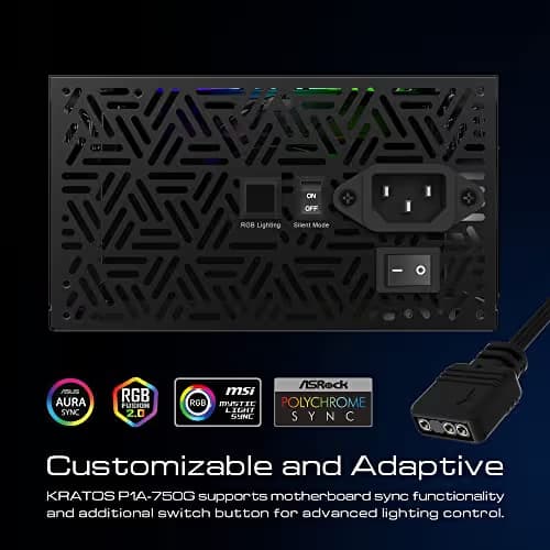 GAMDIAS KRATOS P1 G 750W Non-Modular 80+ Gold Certified ATX image