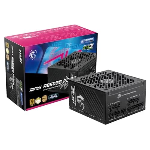 MSI MPG A850GS PCIE5 Black 850W Fully Modular 80+ Gold image