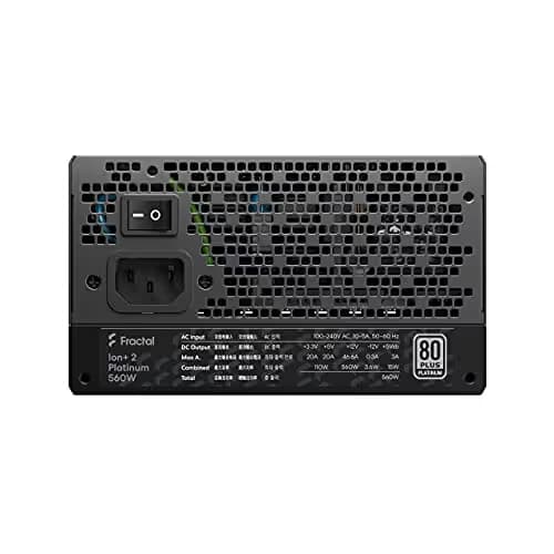 Fractal Design Ion+ 2 Platinum Black 560W Fully Modular 80+ Platinum Certified image