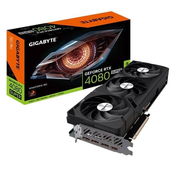 Gigabyte WINDFORCE GeForce RTX 4080 SUPER 16GB GDDR6X Black image