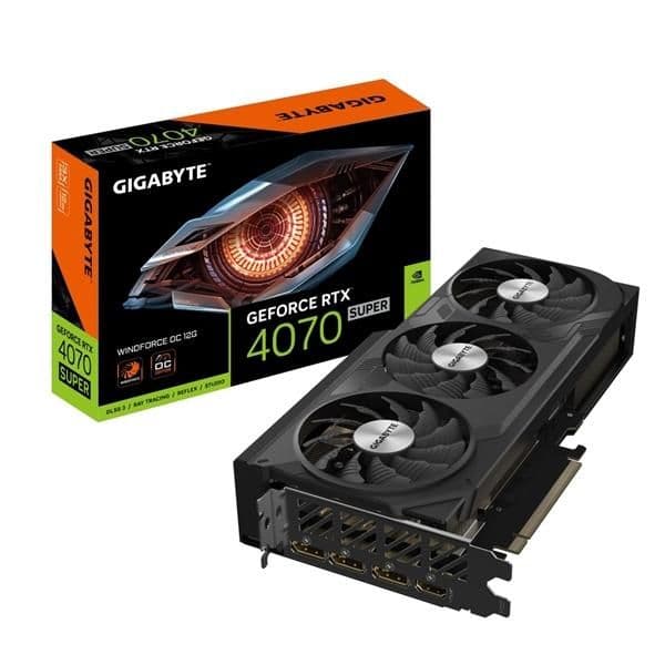 Gigabyte GeForce RTX 4070 SUPER WINDFORCE OC 12GB GDDR6X Black main image