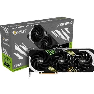 Palit GamingPro GeForce RTX 4070 Ti SUPER 16GB GDDR6X Black image