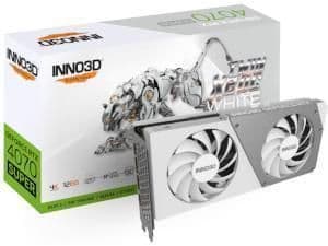 Inno3D Twin X2 OC GeForce RTX 4070 SUPER 12GB GDDR6X White / Silver main image