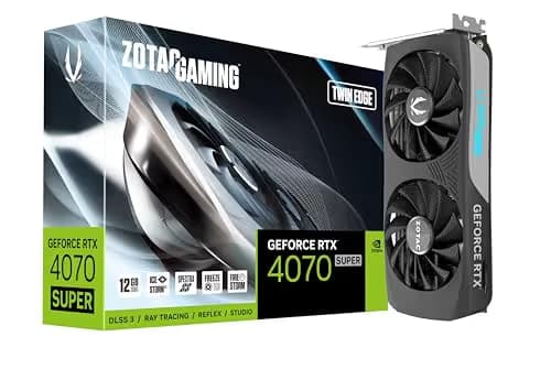 Zotac Twin Edge GeForce RTX 4070 SUPER 12GB GDDR6X Black main image