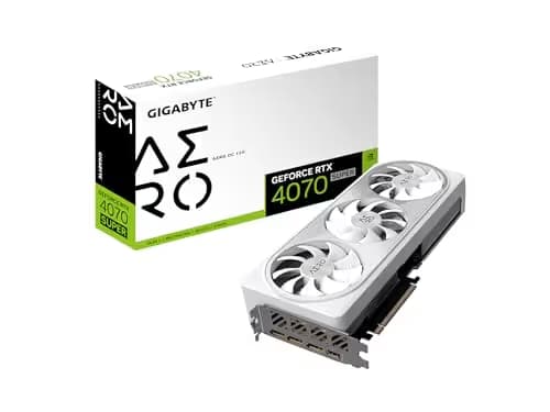 Gigabyte GeForce RTX 4070 SUPER AERO OC 12GB GDDR6X White / Silver main image