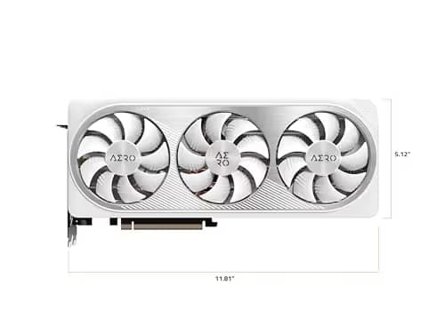 Gigabyte GeForce RTX 4070 SUPER AERO OC 12GB GDDR6X White / Silver image