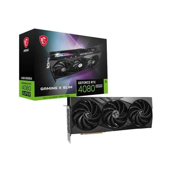 MSI GAMING X SLIM GeForce RTX 4080 SUPER 16GB GDDR6X Black image