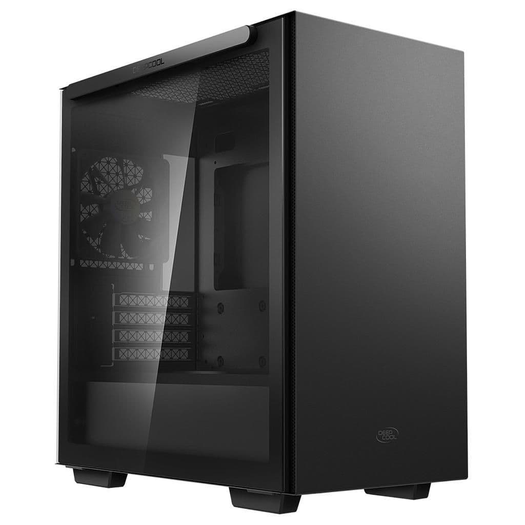 Deepcool MACUBE 110 Micro ATX Mini Tower Black Tempered Glass Side Panel image