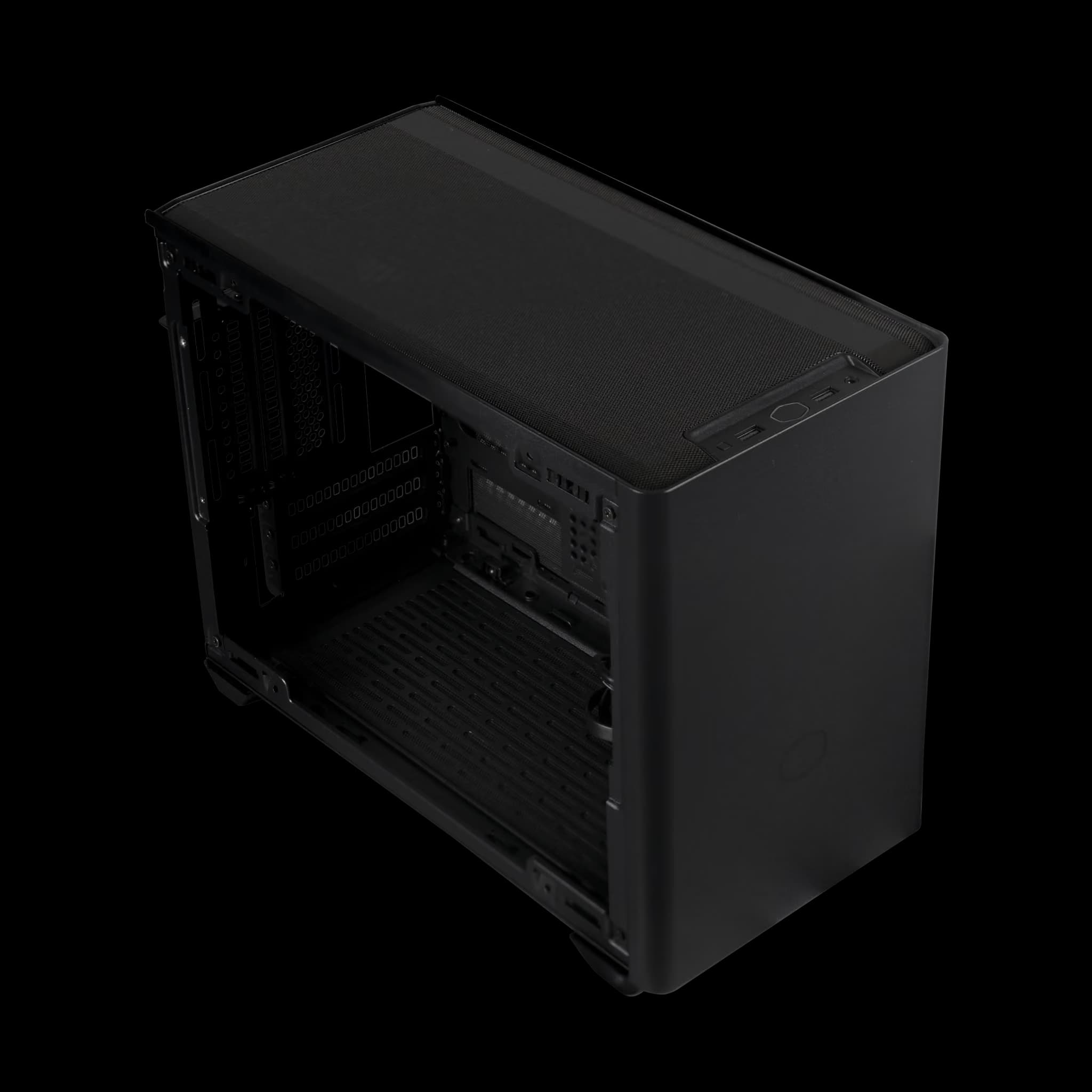 Cooler Master MasterBox NR200P Mini-ITX Desktop Black Tempered Glass Side Panel image