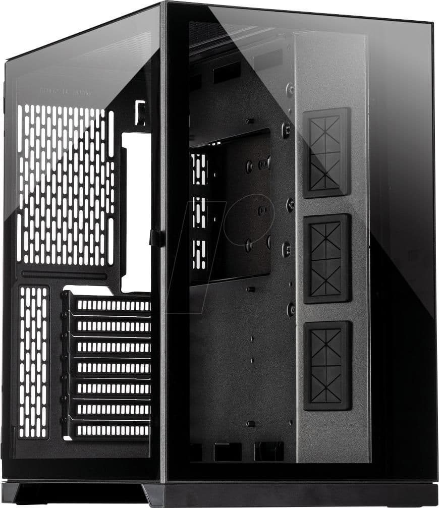 Inter-Tech C-702 DIORAMA ATX Mid Tower Black Tempered Glass image