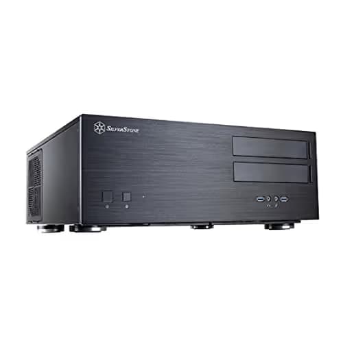 Silverstone GD08B HTPC Black USB 3.2 Gen 1 Type-A image