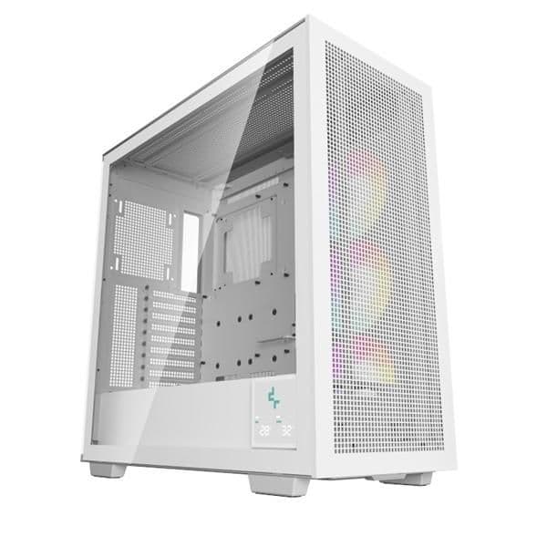 Deepcool MORPHEUS ATX Full Tower White with Tempered Glass Side Panel and USB 3.2 Gen 2 Type-C, USB 3.2 Gen 1 Type-A main image