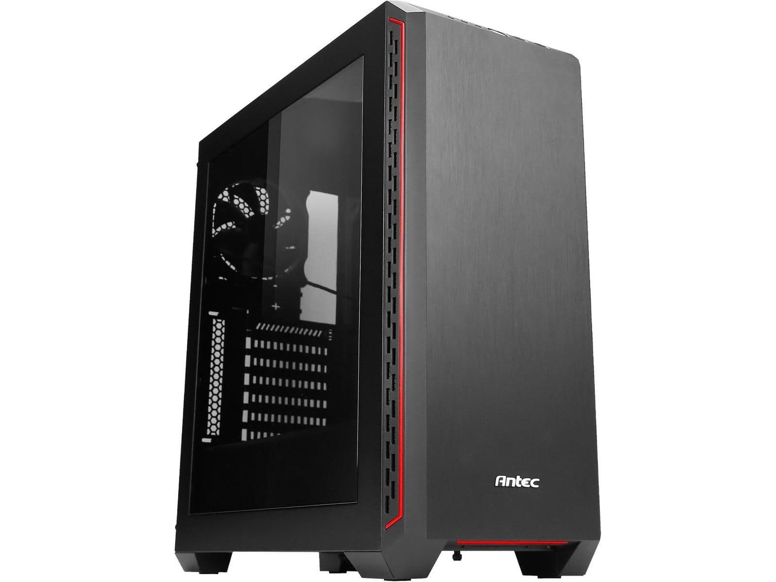 Antec P7 ATX Mid Tower Black / Red Acrylic Side Panel main image