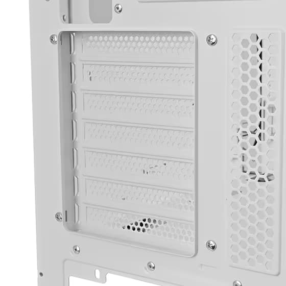 Silverstone FARA 514X ATX Mid Tower White Tempered Glass Side Panel image