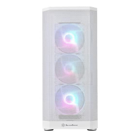 Silverstone FARA 514X ATX Mid Tower White Tempered Glass Side Panel image