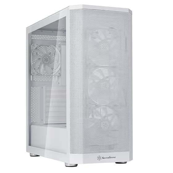 Silverstone FARA 514X ATX Mid Tower White Tempered Glass Side Panel image