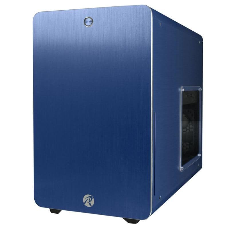 RAIJINTEK STYX Micro ATX Mini Tower Blue with Acrylic Side Panel and USB 3.2 Gen 1 Type-A image