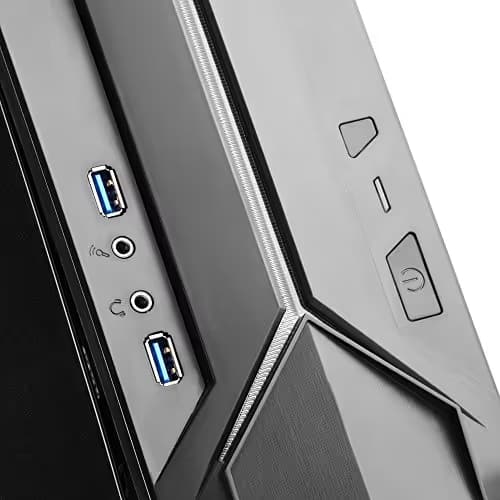Silverstone RVZ03B-ARGB Mini-ITX Desktop Black image