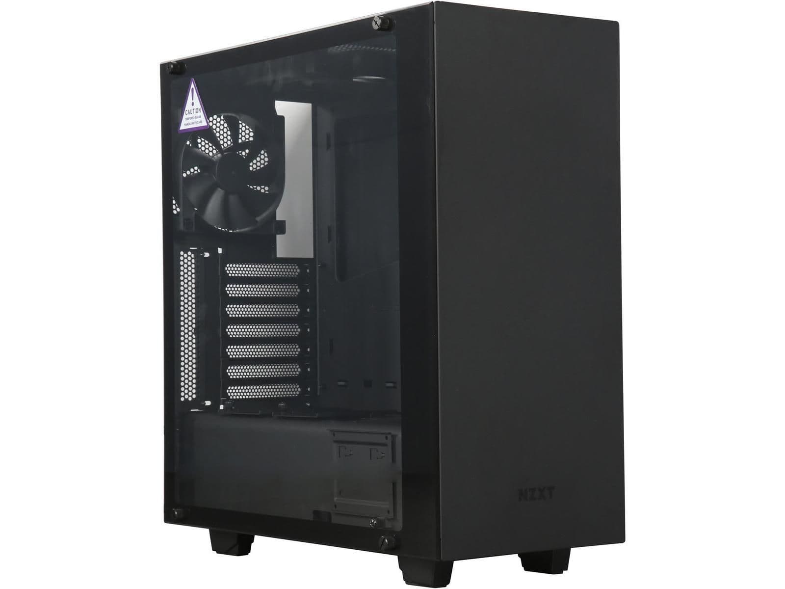 NZXT S340 Elite ATX Mid Tower Black with Tempered Glass Side Panel and USB 3.2 Gen 1 Type-A / USB 2.0 Type-A image