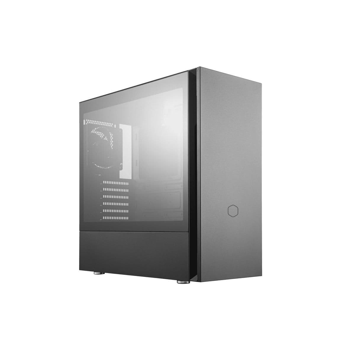 Cooler Master Silencio S600 ATX Mid Tower Black with Tempered Glass Side Panel and USB 3.2 Gen 1 Type-A image