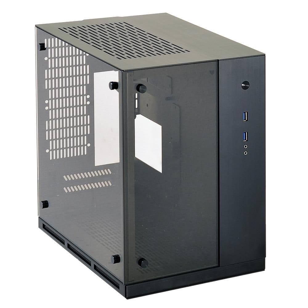 Lian Li PC-Q37 Mini-ITX Tower Black with Tempered Glass Side Panel and USB 3.2 Gen 1 Type-A main image