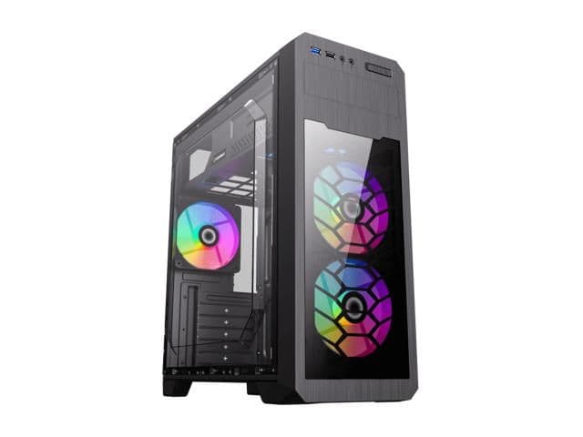 GameMax G563 ATX Mid Tower Black Acrylic Side Panel image