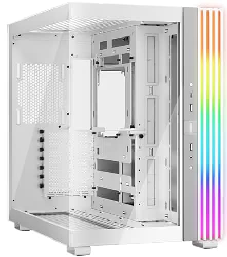 be quiet! Light Base 600 DX ATX Mid Tower White with Tempered Glass Side Panel and USB 3.2 Gen 2 Type-C, USB 3.2 Gen 1 Type-A main image