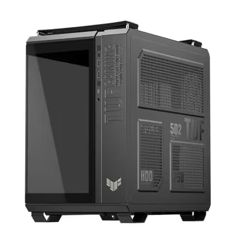 Asus TUF Gaming GT502 Horizon ATX Mid Tower Black with Tempered Glass Side Panel image