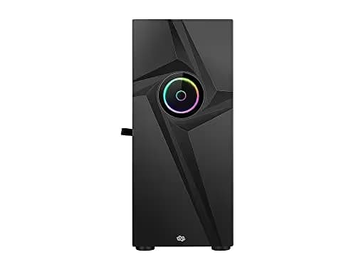 BGears b-Vortex-RGB ATX Mid Tower Black with Tempered Glass Side Panel and USB 3.2 Gen 1 Type-A, USB 2.0 Type-A Front Panel image