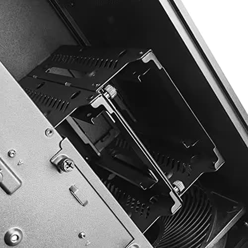 Silverstone ALTA F1 ATX Mid Tower Black Tempered Glass Side Panel, USB 3.2 Gen 2 Type-C, USB 3.2 Gen 1 Type-A image