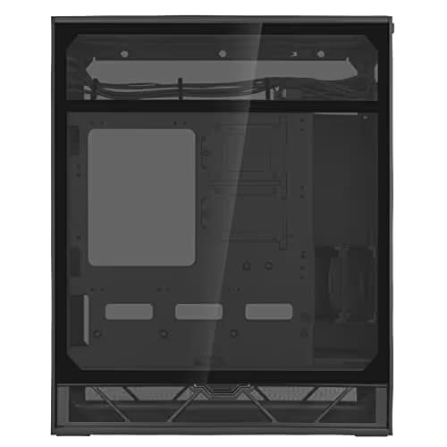 Silverstone ALTA F1 ATX Mid Tower Black Tempered Glass Side Panel, USB 3.2 Gen 2 Type-C, USB 3.2 Gen 1 Type-A image