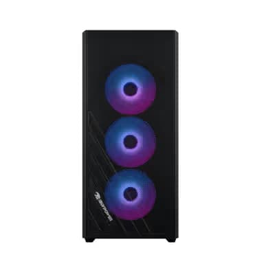 iBuypower Scale Mesh ARGB ATX Mid Tower Black Tempered Glass image