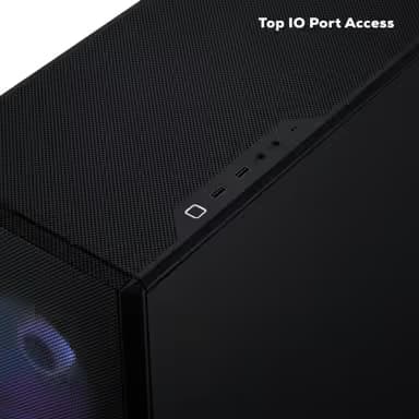 iBuypower Scale Mesh ARGB ATX Mid Tower Black Tempered Glass image