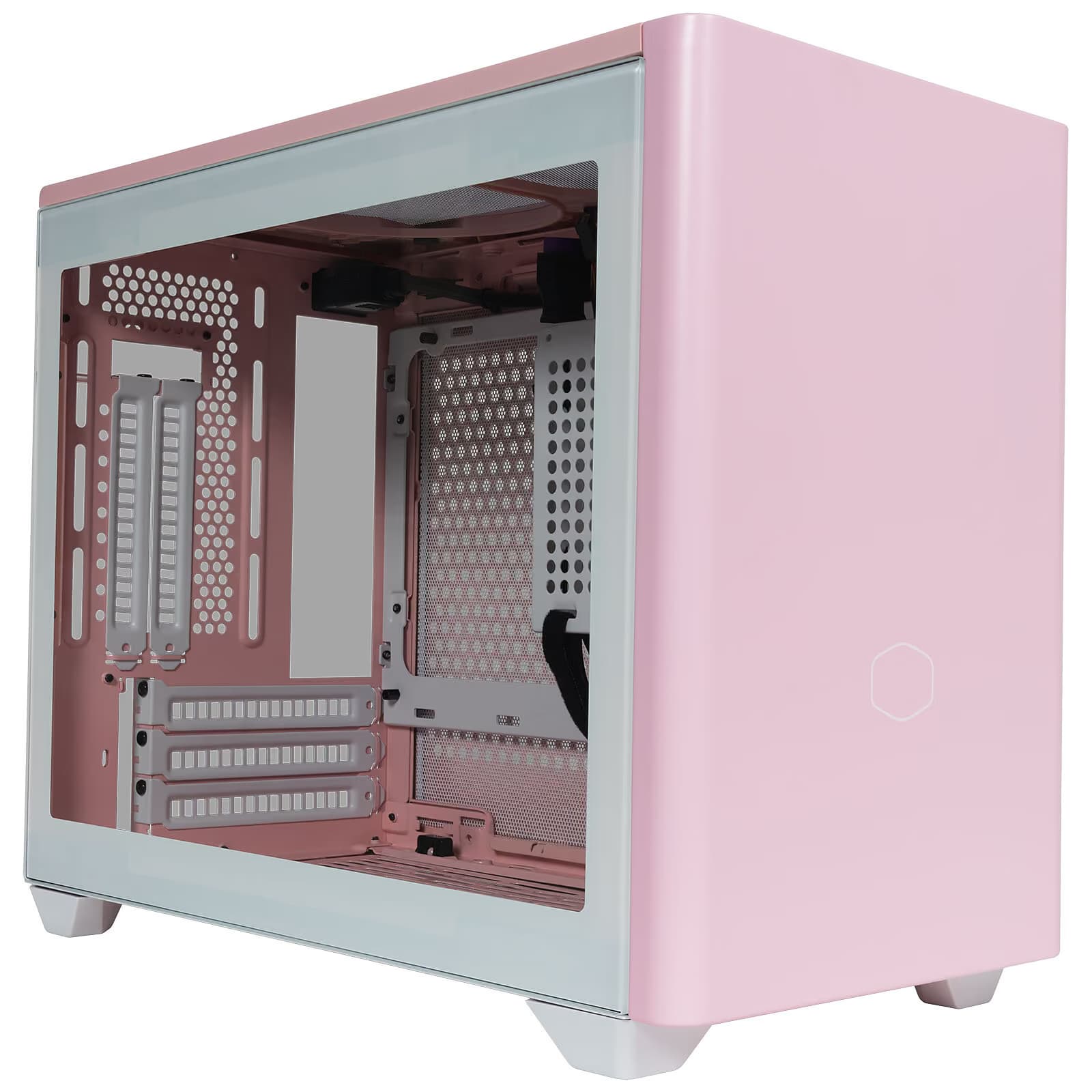 Cooler Master MasterBox NR200P Mini-ITX Desktop Pink with Steel Side Panel image