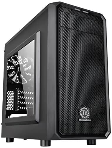 Thermaltake Versa H15 Micro ATX Mid Tower Black with Acrylic Side Panel and USB 3.2 Gen 1 Type-A, USB 2.0 Type-A main image