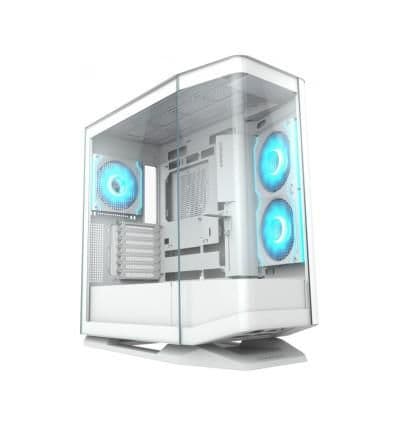 Cougar FV270 RGB ATX Mid Tower White Tempered Glass Side Panel image